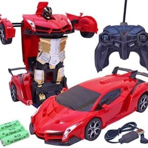 Robot Cars For Kids 4 8 Year Old Deformation Car Remote Control Transformation Car For Boys Robot Vehicle Toys Rc Racing Car Color As Per Stock Gallery 1