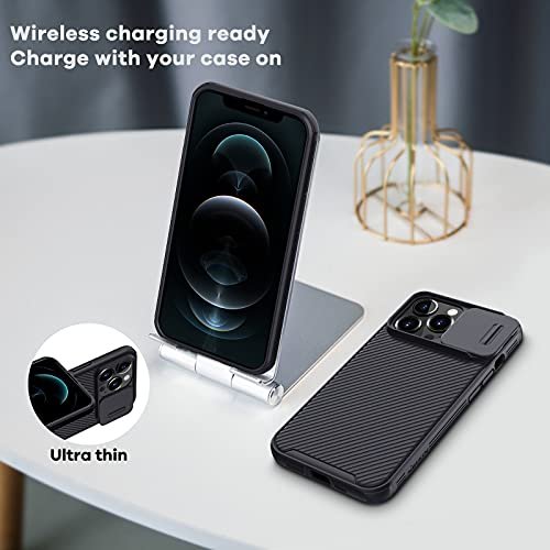 Rubber Compatible For Iphone 13 Pro Case 2021 Camshield Pro Series Case With Slide Camera Cover Slim Case For Iphone 13 Pro 5g Cover 6 1 Black Featured