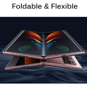 Scpma Pet Film Screen Guard Compatible With Samsung Galaxy Z Fold Compatible With Front Back Folding Display Hinge Protection Hydro Gel Membrane 4 Layered Anti Glare Bubble Free Screen Prote Featured