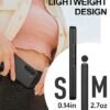 Sixbox For Samsung Galaxy Z Fold 5 Case With Belt Clip Hinge Protection Screen Protector Slim Fit Shockproof Lightweight Durable Hard Pc Cover Phone Case For Galaxy Z Fold 5 5g 2023 Black Featured