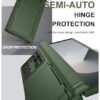 Sixbox For Samsung Galaxy Z Fold 6 Case With Slide Lens Cover Card Holder Built In Hinge Protection Screen Protector Heavy Duty Full Body Protective Phone Cover Case For Galaxy Z Fold 6 Green Featured