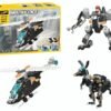 Sky Tech 33 In 1 Magic Building Blocks Set 256 Pieces Creative Construction Toy For Kids Includes Instruction Manual Diy Brick Robot Jet Legendary Creatures Models For Boys Girls Ag Featured