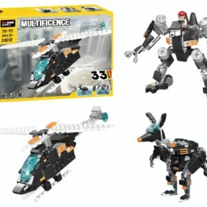 Sky Tech 33 In 1 Magic Building Blocks Set 256 Pieces Creative Construction Toy For Kids Includes Instruction Manual Diy Brick Robot Jet Legendary Creatures Models For Boys Girls Ag Featured