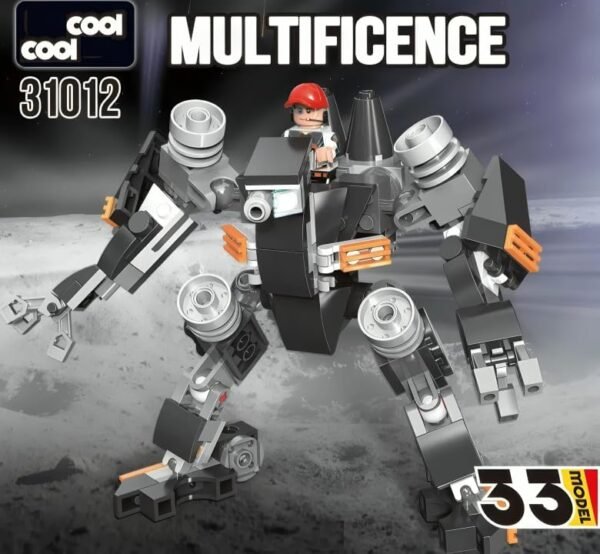Sky Tech 33 In 1 Magic Building Blocks Set 256 Pieces Creative Construction Toy For Kids Includes Instruction Manual Diy Brick Robot Jet Legendary Creatures Models For Boys Girls Ag Gallery 3