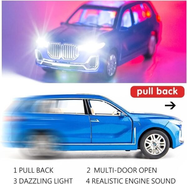 Sky Tech Big Size Bmw X7 Suv 124 Scale Model Car Exclusive Alloy Metal Pull Back Die Cast Car Diecast Metal Pullback Toy Car Openable Doors Light Music Best Gifts Toys Kids%e3%80%90colors As Gallery 3