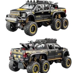 Sky Tech Big Size Ford Raptor F150 Model Car 128 Scale Exclusive Alloy Metal Pull Back Die Cast Car Diecast Metal Pullback Toy Car Openable Doors Light Music Birthday Gift Car%e3%80%90colors Featured