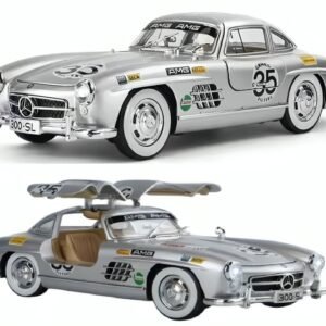 Sky Tech Big Size Mercedes Benz 300 Sl Vintage Car 124 Scale Model Car Exclusive Alloy Metal Car Pull Back Die Cast Metal Toy Openable Doors Light Music Best Gifts Toys%e3%80%90colors As Per Featured