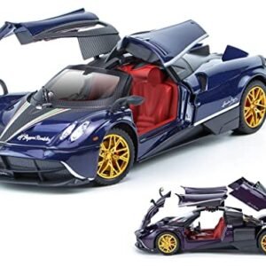 Sky Tech Big Size Pagani Huayra%e3%80%90 Large%e3%80%91 124 Scale Model Car Exclusive Alloy Metal Car Pull Back Die Cast Metal Toy Car With Openable Doors Light Music Best Gifts Toys Kids Featured