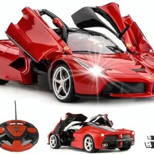 Sky Tech Big Size Rechargeable Racing With Remote Control Sports With Openable Doors High Performance Rc Car With Led Lights For Kids Super Sports For Kids Speed Rc Toy Multicolor Featured
