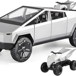 Sky Tech Tesla Cyber Truck 132 Model Car Exclusive Alloy Metal Pull Back Die Cast Car Diecast Metal Toy Car With Openable Doors Light Music Best Gifts Toys Kids%e3%80%90colors As Per Stock%e3%80%91 Featured