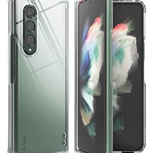 Slim Case Compatible With Samsung Galaxy Z Fold 3 Hard Polycarbonate Thin Transparent Premium Shockproof Lightweight Protective Phone Cover For Z Fold3 5g Clear Featured
