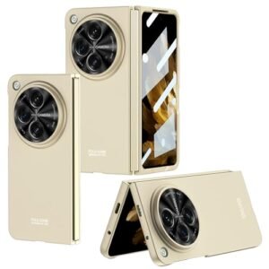Slim Case Cover With Back Screen Protector For Oneplus Open Oneplus Open Case Cover Matte Gold Polycarbonate Featured
