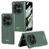 Slim Case Cover With Back Screen Protector For Oneplus Open Oneplus Open Case Cover Matte Green Polycarbonate Featured