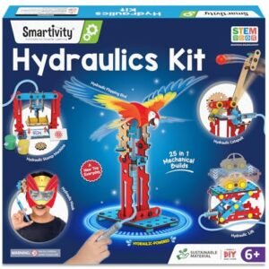 Smartivity 25 In 1 Multi Builds Hydraulic Kit Stem Diy Kit For Kids 6 14 Educational Science Toy Best Birthday Gifts For Boys Girls Ages 6 8 10 12 Stem Learning Toys For 6 14 Year Olds Featured
