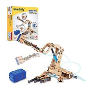 Smartivity Hydraulic Crane Stem Diy Fun Toy Educational Construction Based Activity Game Kit For Kids 6 To 14 Best Birthday Gift For Boys Girls 6 8 10 12 14 Years Old Made In India Featured
