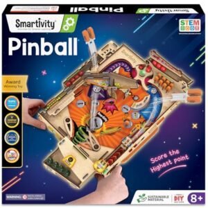 Smartivity Pinball Machine Stem Diy Fun Toy Educational Construction Based Activity Game Kit For Kids 8 To 14 Best Gift For Boys Girls Learn Science Engineering Project Featured