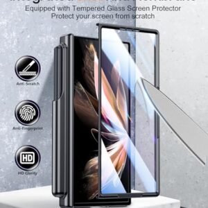 Spidercase Designed For Samsung Galaxy Z Fold 6 Case With S Pen Holderbuilt In Screen Protector Hinge Protection Kickstand Full Body Protective Phone Case For Galaxy Z Fold 6 Black Featured