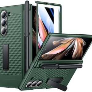 Spidercase Designed For Samsung Galaxy Z Fold 6 Case With S Pen Holderbuilt In Screen Protector Hinge Protection Soft Protective Phone Cover For Z Fold 6 Green Featured