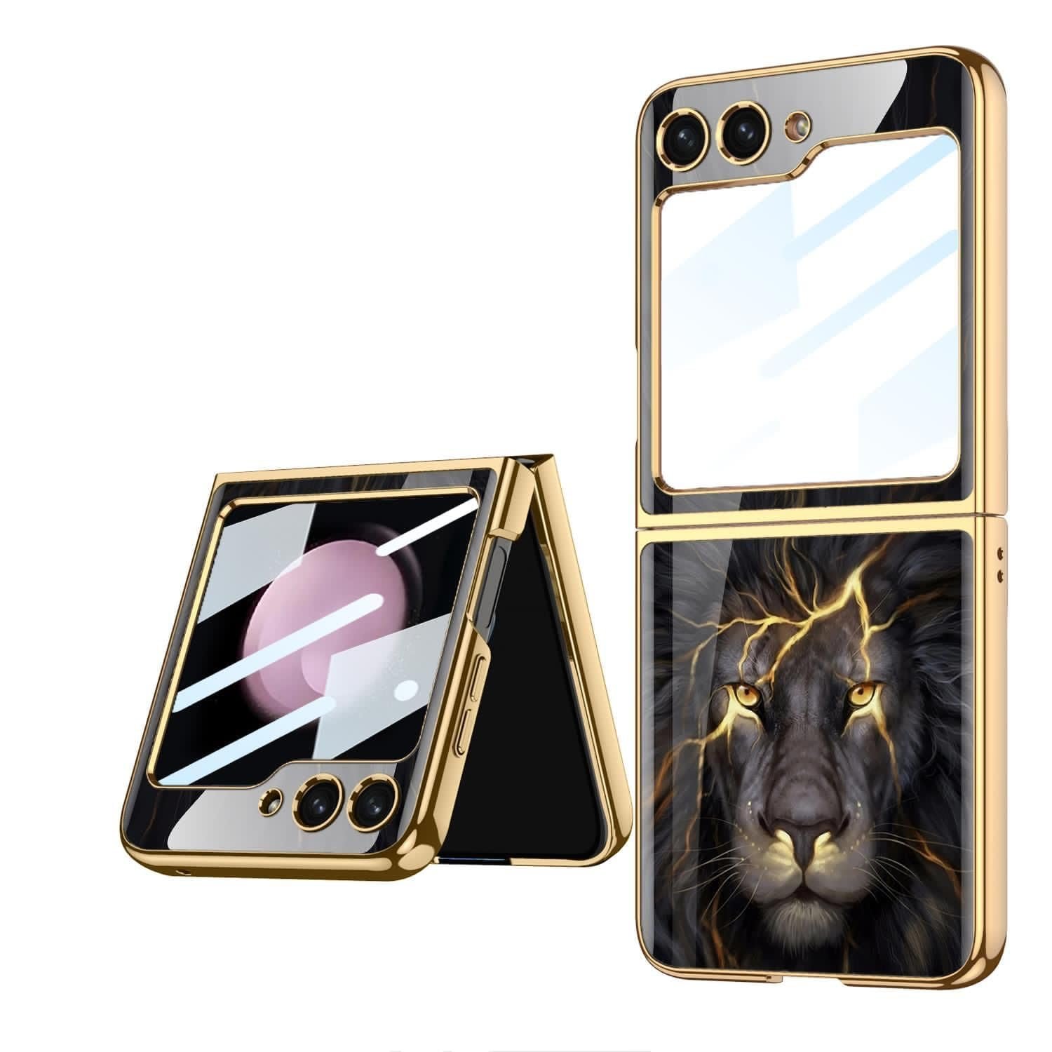 Stylonic Back Case Cover For Samsung Galaxy Z Flip 5 Glossy Royal Phone Case Cover Featured