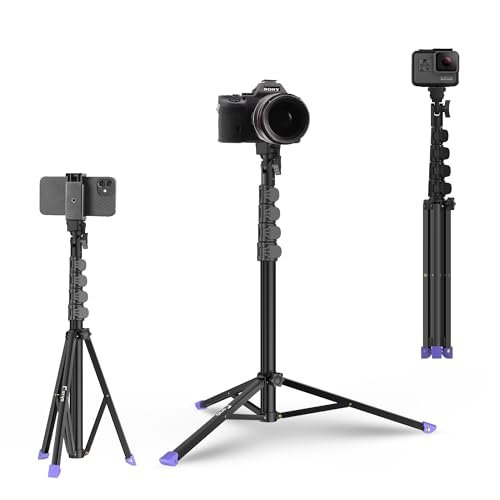 Syvo Sp 500 63 Inch 1 6m Tripod Stand With Mobile Phone Holder Versatile Stand For Ring Lights Cameras And Mobile Phones Ideal For Video Recording Video Shooting And Lighting Setup Featured
