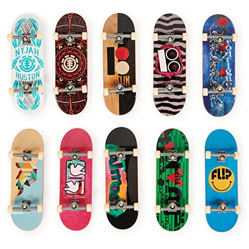 Tech Deck Dlx Pro 10 Pack Of Collectible Fingerboards For Skate Lovers Age 6 And Up Kid Assorted Featured