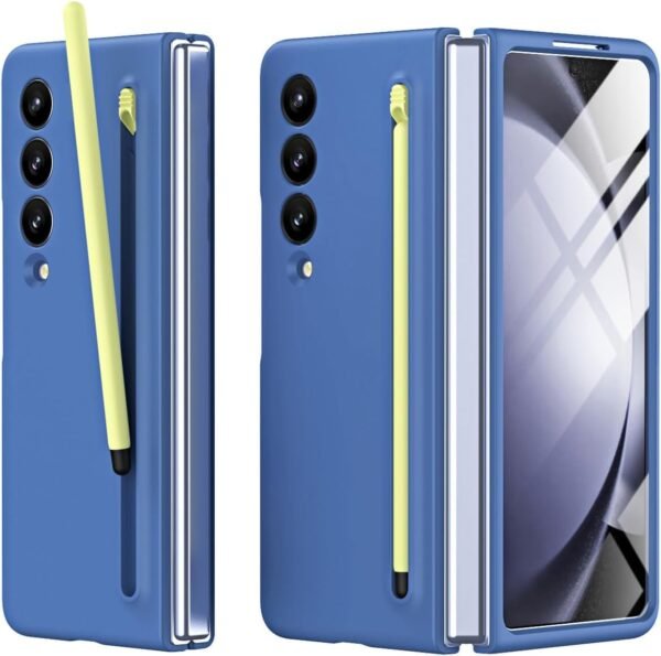 Techtrendz Case For Samsung Galaxy Z Fold6 Ultra Premium Hybrid Cover For Samsung Galaxy Z Fold 6 Back Case With Screen Protector Built In Compact S Pen Holder And Storage Slot Blue Gallery 3