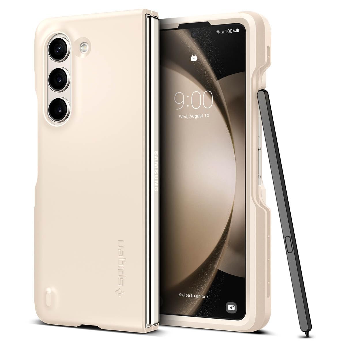Thin Fit P For Samsung Galaxy Z Fold 5 Case Galaxy Z Fold 5 Back Cover 2023 Pearled Ivory Featured