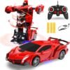 Toy Robot Cars For Kids 4 Year Old Deformation Car 2 In 1 Convertible Remote Control Car For Boysand Girls Robot Vehicle Toys Rc Racing Car Rechargeablemulti Color Pack Of 1 Featured