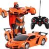 Toyy Robot Cars for Kids 5+ Year Old Deformation Car, 2 in 1 Convertible Remote Control Car for Boys,and Girls Robot Vehicle Toys Rc Racing Car, Rechargeable,Multi Color (Pack of 1)