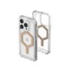 Tpu+Pc iPhone 15 Pro Case,Plyo Mag-Safe Compatible,Rugged Lightweight Slim Shockproof Protective Case/Cover Designed For iPhone 15 Pro (6.1-Inch) (2023)-Ice/Gold