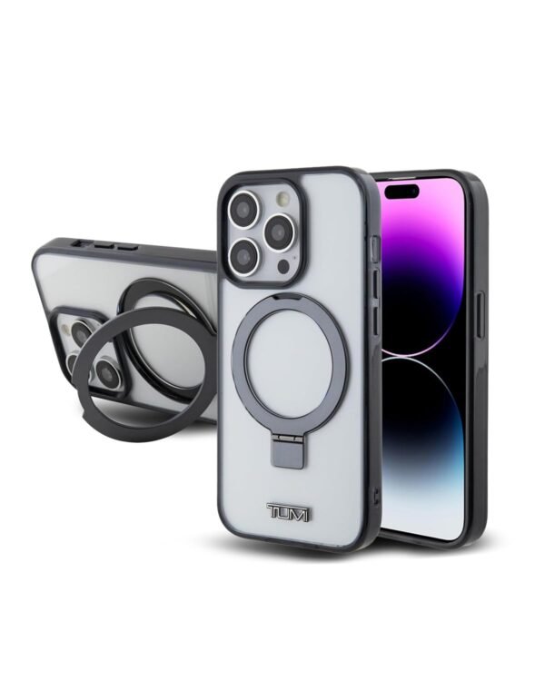 Tumi Iphone 15 Pro Case Official Licensed Mag Safe Compatible Pc Tpu Case With Metallic Ring Stand Function Protective Case Cover Designed For Iphone 15 Pro 6 1 Inch 2023 White Gallery 7