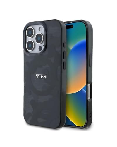 Tumi Iphone 16 Pro Case Official Licensed Mag Safe Compatible Pc Tpu Case Double Layer With Camo Print Protective Case Cover Designed For Iphone 16 Pro 6 3 Inch 2024 Grey Featured