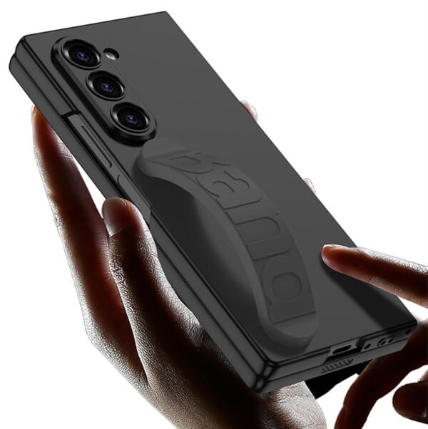 Ultra Thin Case Cover With Silicone Band Front Glass Protector For Samsung Galaxy Z Fold6 Galaxy Fold 6 Case Cover Gallery 2