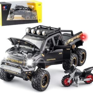 Umadiya Big Size Ford Raptor F150 Model Car 128 Scale Exclusive Alloy Metal Pull Back Die Cast Toy With Openable Doors Light Music Birthday Gift%e3%80%90colors As Per Stock%e3%80%91 Featured