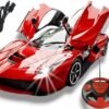 Umadiya Rechargeable Remote Control Sports Car With Openable Doors Rc Car With Led Lights For Kids Super Sports Car For Kid High Speed Rc Car Toy Big Size 3 10 Years Old Kidsmulticolor Featured