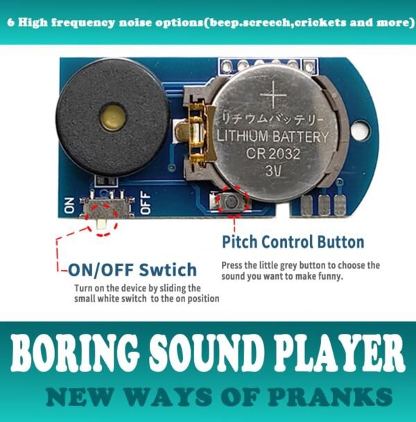 Uzcibu Funny Cricket Noise Maker Hidden Cricket Chirps Tiny Noise Prank Boring Sound Gag Gift For Family Office School Party Gallery 1