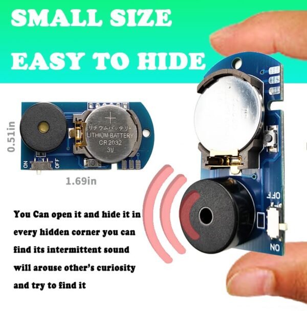 Uzcibu Funny Cricket Noise Maker Hidden Cricket Chirps Tiny Noise Prank Boring Sound Gag Gift For Family Office School Party Gallery 2