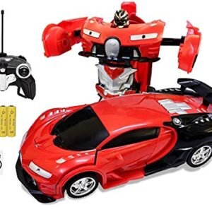 Velocious Remote Control Robot 2 In 1 Transform Car Toy For Kids With Light For Kids Chargeable Remote Control Featured
