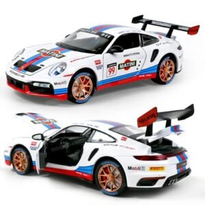 Vikrida Big Size 124 Scale Metal Martini Alloy Scale Model Car Toy Simulation Collection Model Toy Car Red Featured