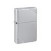 Vintage With Slashes High Polish Pocket Lighter, 5 1/2X3 1/2Cm