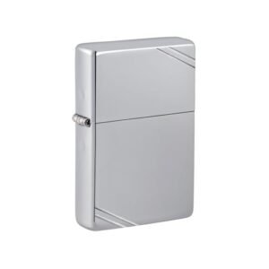 Vintage With Slashes High Polish Pocket Lighter 5 1 2x3 1 2cm Featured