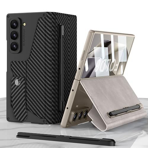 Wallet Flip Case Cover With Removable Pen Slot For Samsung Galaxy Z Fold6 Galaxy Fold 6 Case Cover Leather Matte Brown Featured