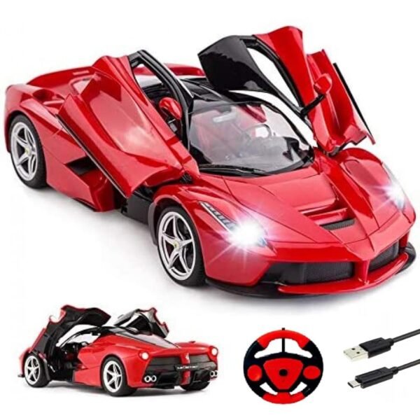 Webby Remote Controlled Super Car With Opening Doors Red Gallery 7