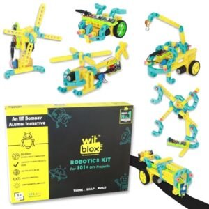 Witblox Diy Robotic Science Kit 101 Projects 134 Parts 8 Years Kids Interlocking Bricks Modular Electronic Sensor Circuits To Create Logic 2 Free Live Classes Educational Gift Toys Boys Girls Featured