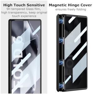 Yqodsz For Samsung Galaxy Z Fold 6 Case With Privacy Screen Protector Z Fold 6 Anti Spy Case With S Pen Holder Stylus Hinge Protection All Inclusive Kickstand Protective Case For Z Fold 6 Black Featured