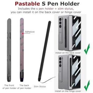 Yqodsz For Samsung Galaxy Z Fold 6 Case With Privacy Screen Protector Z Fold 6 Anti Spy Case With S Pen Holder Stylus Hinge Protection All Inclusive Kickstand Protective Case For Z Fold 6 Grey Featured