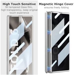 Yqodsz For Samsung Galaxy Z Fold 6 Case With Privacy Screen Protector Z Fold 6 Anti Spy Case With S Pen Holder Stylus Hinge Protection All Inclusive Kickstand Protective Case For Z Fold 6 Silver Featured