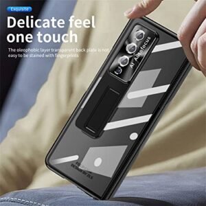 Z Fold 4 Case 4 In 1 Magnetic Hinge Protection Case With S Pen Holder And S Pen Replacement Compatible With Samsung Galaxy Z Fold 4 5g Black Featured