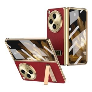 Zorza Oneplus Open Case C Phone Case Crystal Net Silver Protective Case With Stand Magnetic Kickstand Featured