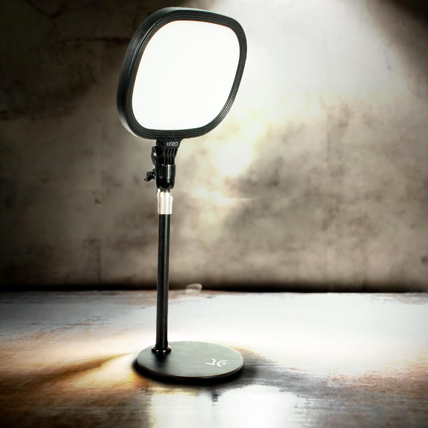 Kreo Slab Key Light Video Light Adjustable Photography Fill Light Five Color Temperatures 3200K-5600K Adjustable Brightness 1455 Lumens 120 Light Beads Cri 95+ With Extendable Light Stand For Video